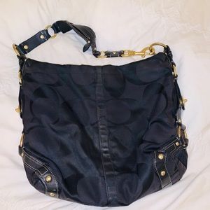 Coach Signature Black Purse
